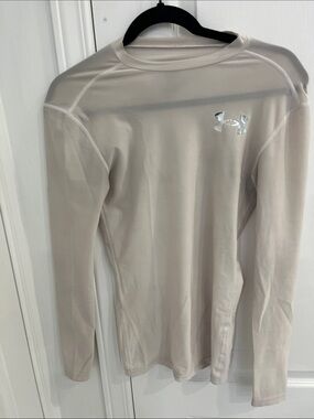 Under Armour Men’s Long-Sleeve Rash Guard - Light Beige